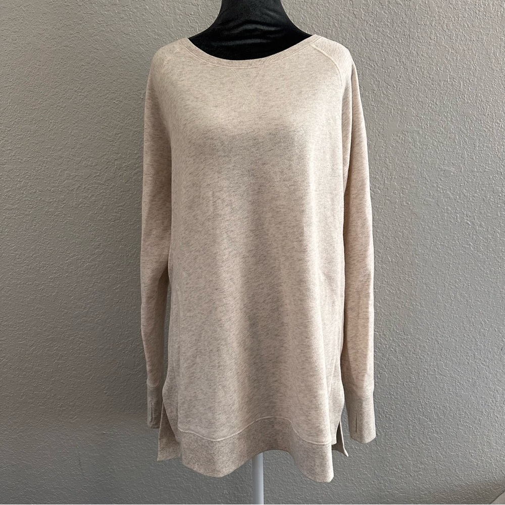 Tek Gear Beige Ultra Fleece Sweatshirt – Size Large - Picture 2 of 6